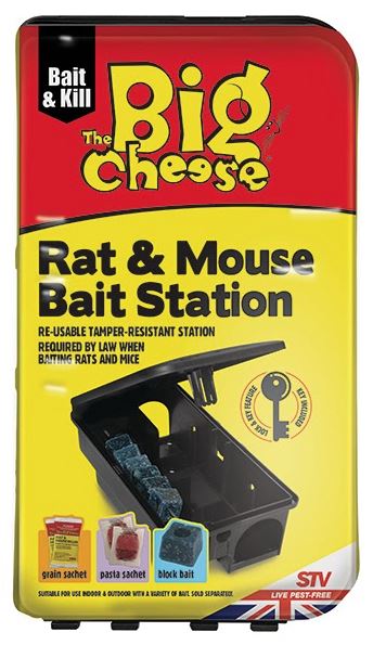 bait station that is reusable and tamper resistant 