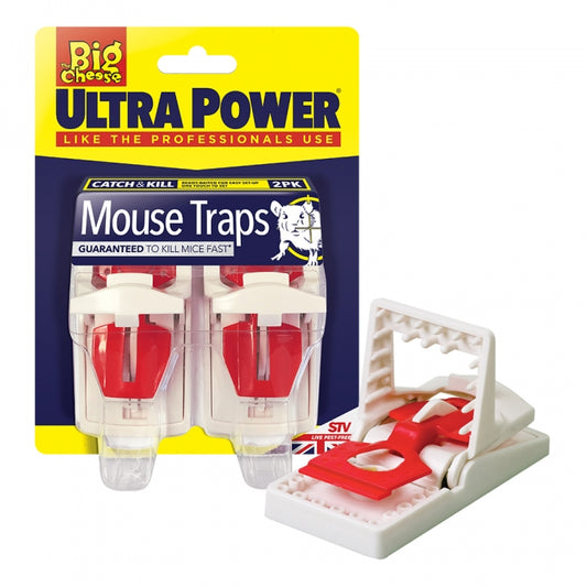 2 pack of mouse traps in packaging 