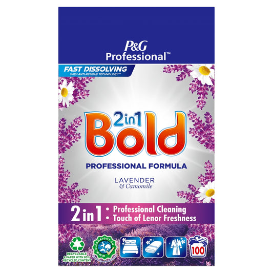 Box of Bold Professional Powder Detergent Lavender & Camomile