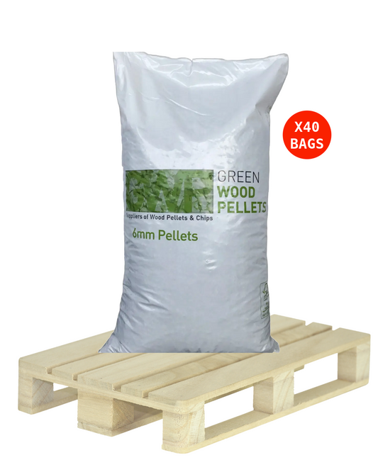 6mm Wood Pellets 15kg x 40 bag Pallet Offer