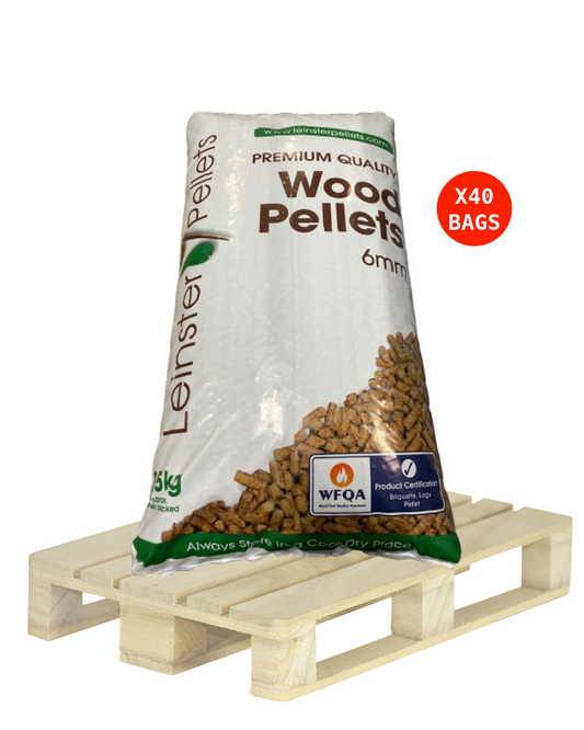 6mm Wood Pellets 15kg x 40 bag Pallet Offer