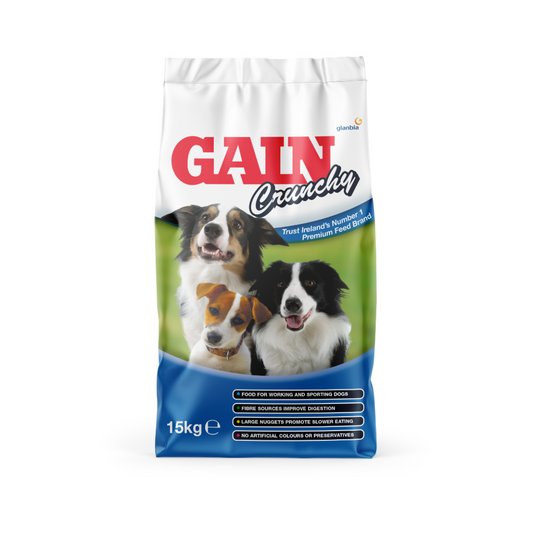 Gain Crunchy 15kg Bag of Dog Food