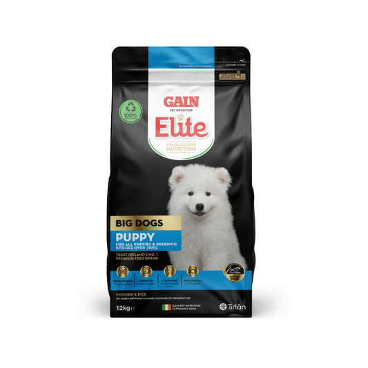 Gain Elite Big Dog Puppy 12kg Bag of Dog Food