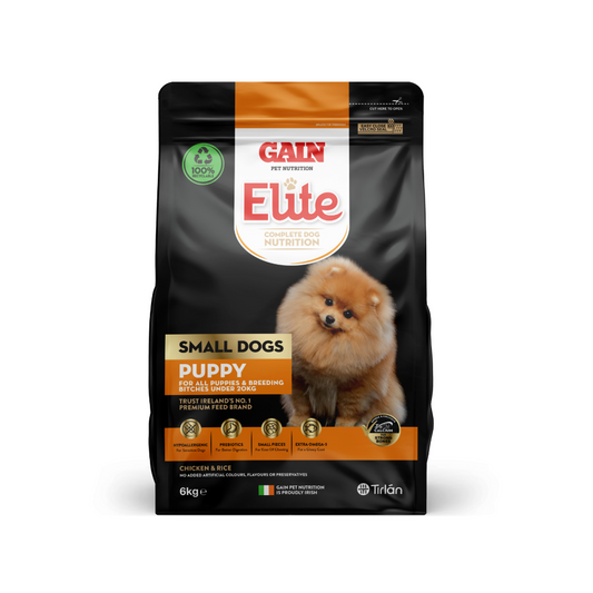 Gain Elite Small Dog Puppy 6kg Bag of Dog Food