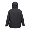 Rear view of the Portwest X3 Shell Jacket in Black