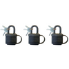 3 pack off Laminated Steel Outdoor PadLocks