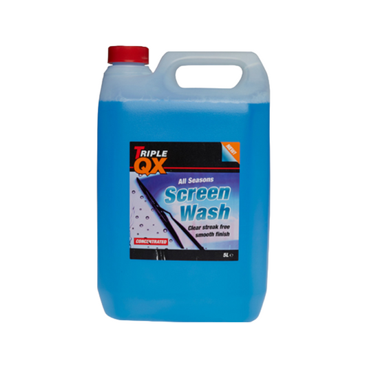 5L Bottle of Triple QX Concentrated Screen Wash