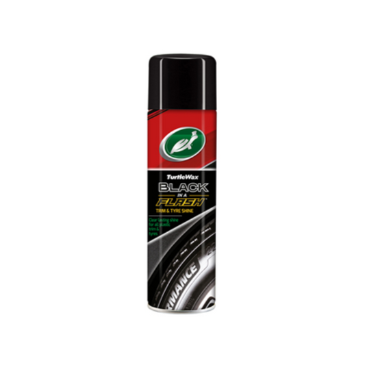 500ml Aerosol Turtle Wax Black In a Flash