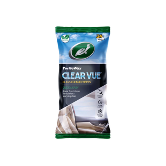 24 Pack of Turtle Wax Clearvue Glass Wipes