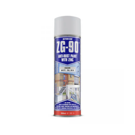 ZG-90 Cold Galvanizing Spray 500ml - White