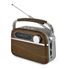Lloytron FM/AM Rechargeable Portable Vintage Radio