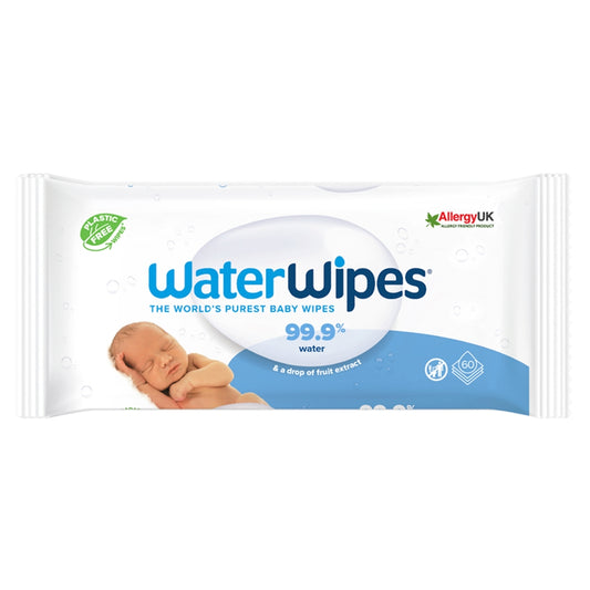 60 pack WaterWipes Baby Wipes