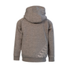 Rear view of the Xpert Junior Pullover Hoodie in grey