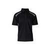 front view of the Xpert Pro Stretch Polo Shirt in black