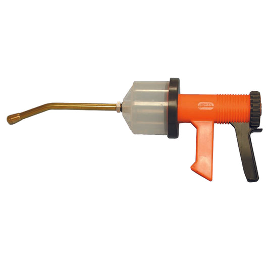 Plastic Drencher 150ml in orange